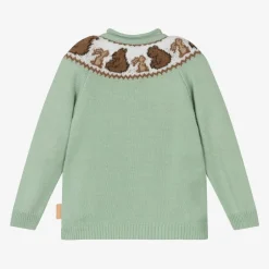 Foque Boys Green Knitted Sweater Clearance