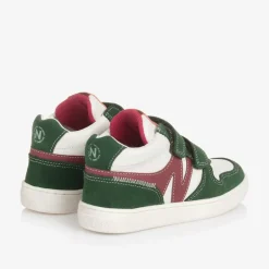 Naturino Boys Green Leather Velcro Trainers Best