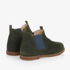 Falcotto by Naturino Boys Green Suede Leather Boots Best