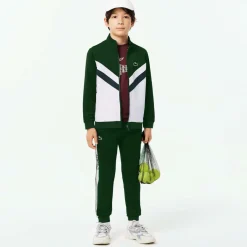 Lacoste Boys Green Tennis Tracksuit Online