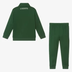 Lacoste Boys Green Tennis Tracksuit Online