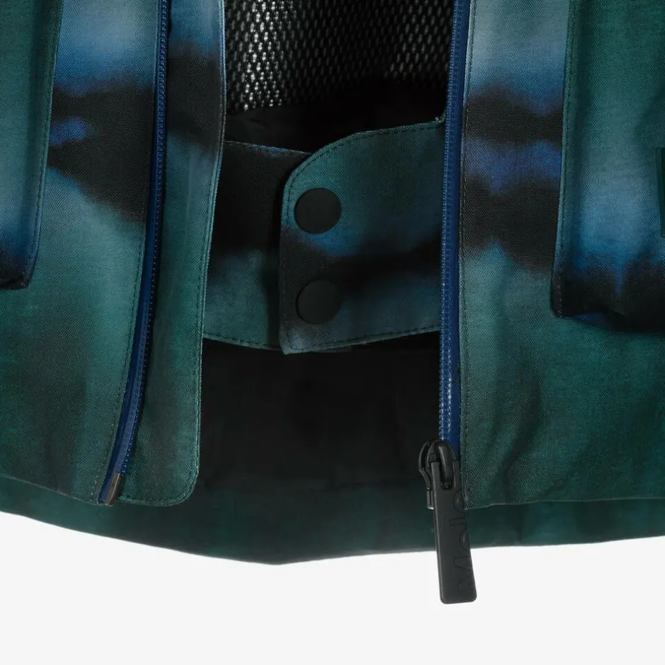 Molo Boys Green Tie-Dye Ski Jacket Hot