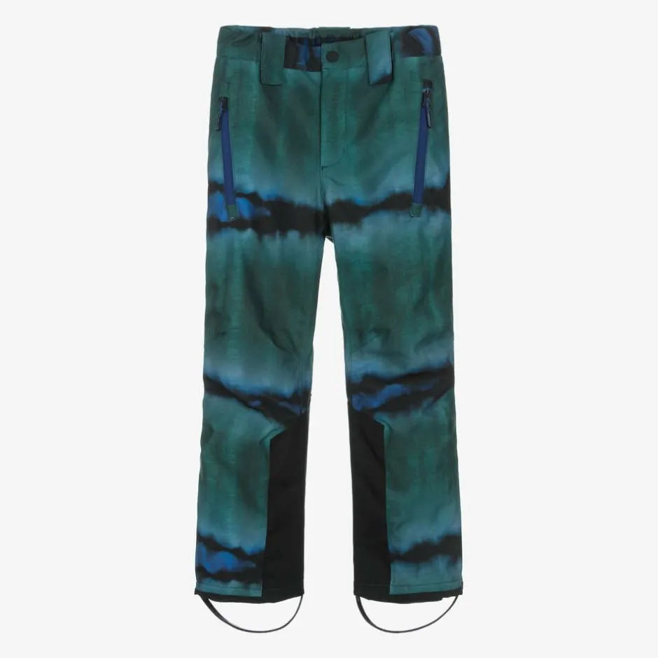 Molo Boys Green Tie-Dye Ski Trousers TieDyeMagic Online