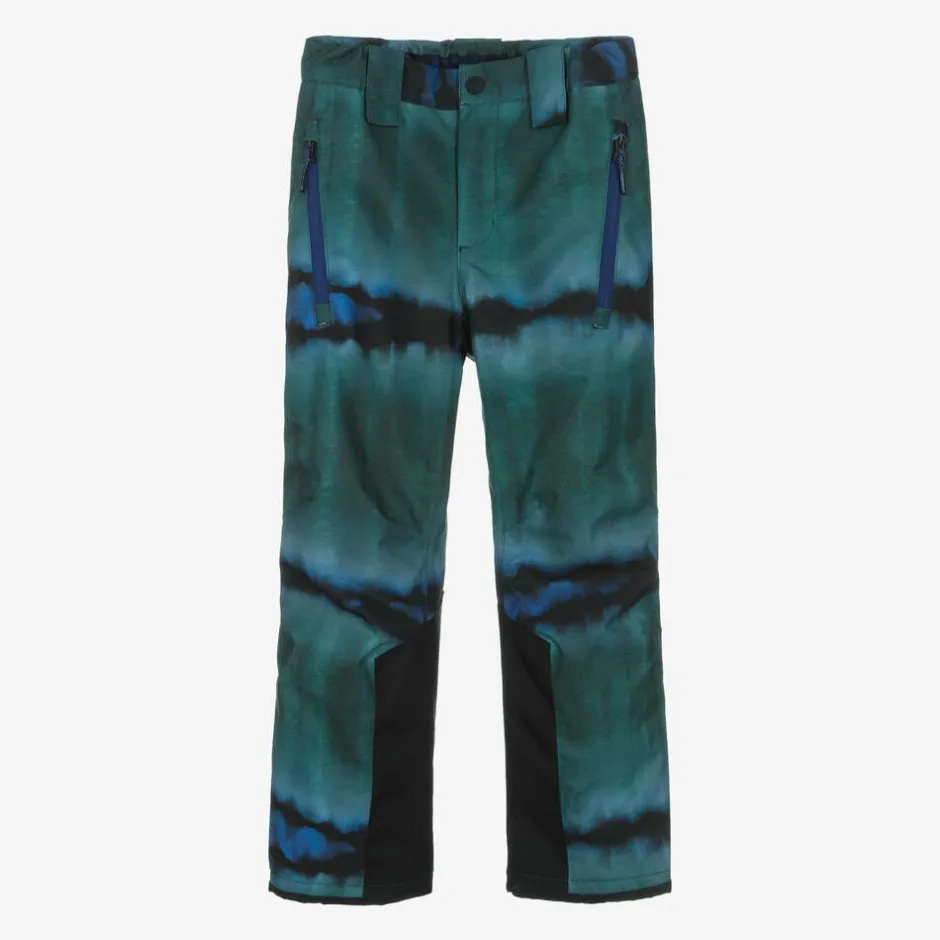 Molo Boys Green Tie-Dye Ski Trousers TieDyeMagic Online