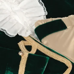 Andreeatex Boys Green Velvet Suit New