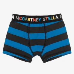 Stella McCartney Kids Boys Grey & Blue Boxer Shorts (2 Pack) Discount