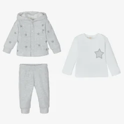 Caramelo Kids Boys Grey 3 Piece Tracksuit