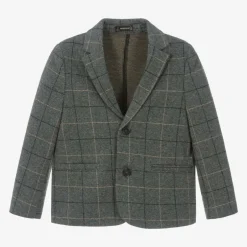 Mayoral Boys Grey Check Blazer Discount