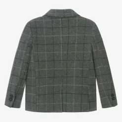 Mayoral Boys Grey Check Blazer Discount