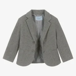 Tutto Piccolo Boys Grey Cotton Blazer Sale
