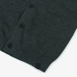 Mayoral Boys Grey Cotton Knit Waistcoat Best