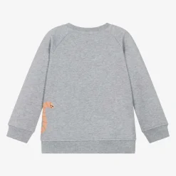 Stella McCartney Kids Boys Grey Cotton Sweatshirt