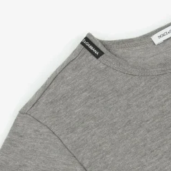 Dolce amp; Gabbana Boys Grey Cotton T-Shirt Online
