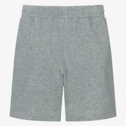 KENZO KIDS Boys Grey Marl Cotton Shorts Sale