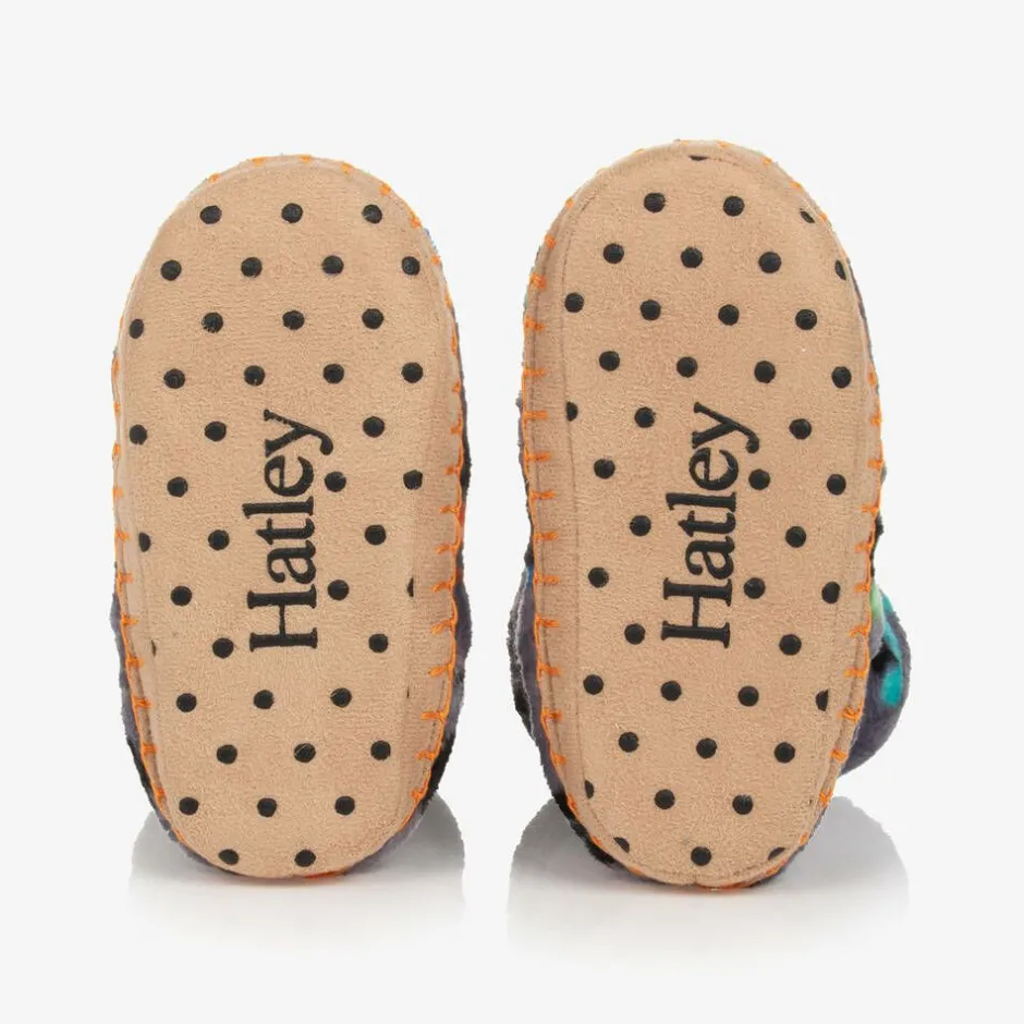 Hatley Boys Grey Monster Truck Slippers Discount