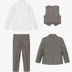 Beau KiD Boys Grey Trouser Suit Clearance