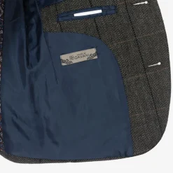 House of Cavani Boys Grey Tweed Albert Suit Outlet