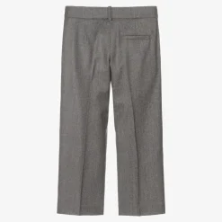Gucci Boys Grey Wool Trousers