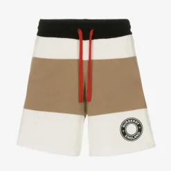 Burberry Boys Icon Stripe Wool Shorts Outlet