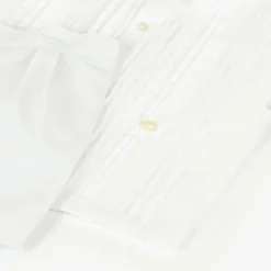 Sarah Louise Boys Ivory Cotton Buster Suit Discount