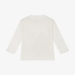 Il Gufo Boys Ivory Cotton Hedgehog Top Best