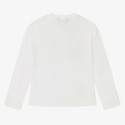 Mayoral Nukutavake Boys Ivory Cotton Lenticular Top Discount