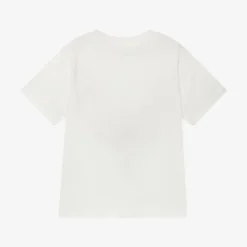 Stella McCartney Kids Boys Ivory Cotton Magic T-Shirt New