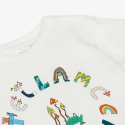 Stella McCartney Kids Boys Ivory Cotton Magic T-Shirt New