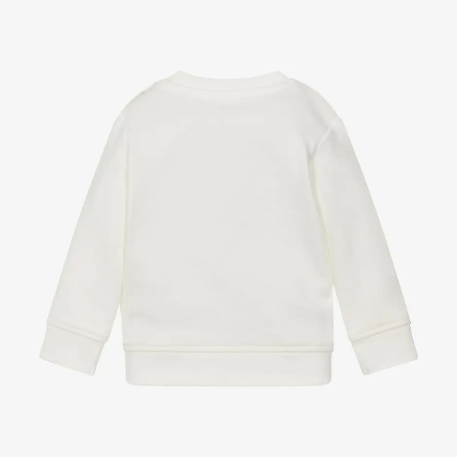 Stella McCartney Kids Boys Ivory Cotton Magician Sweatshirt Clearance