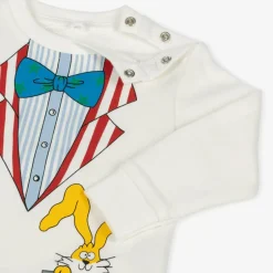 Stella McCartney Kids Boys Ivory Cotton Magician Sweatshirt Clearance