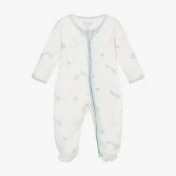 Kissy Love Boys Ivory Cotton Starry Sky Babygrow Online