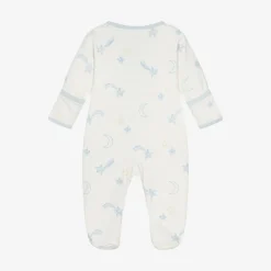 Kissy Love Boys Ivory Cotton Starry Sky Babygrow Online