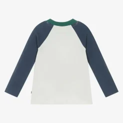 Frugi Boys Ivory Cotton Tiger Top Best