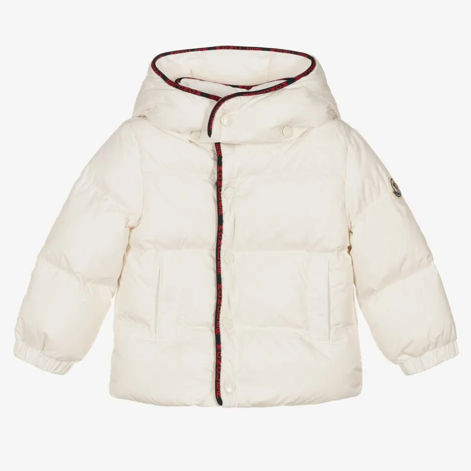 Moncler Enfant Boys Ivory Down Padded Jacket