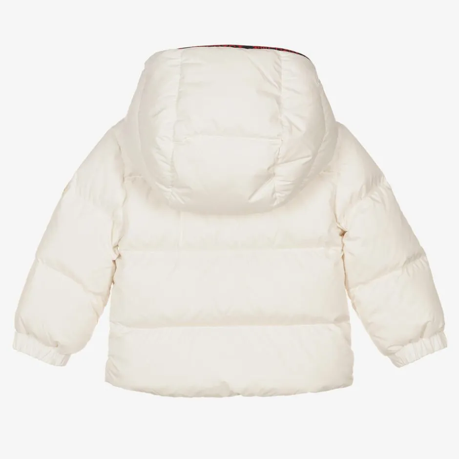 Moncler Enfant Boys Ivory Down Padded Jacket