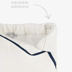 Beatrice amp; George Boys Ivory Herringbone Sailor Shorts Suit Sale