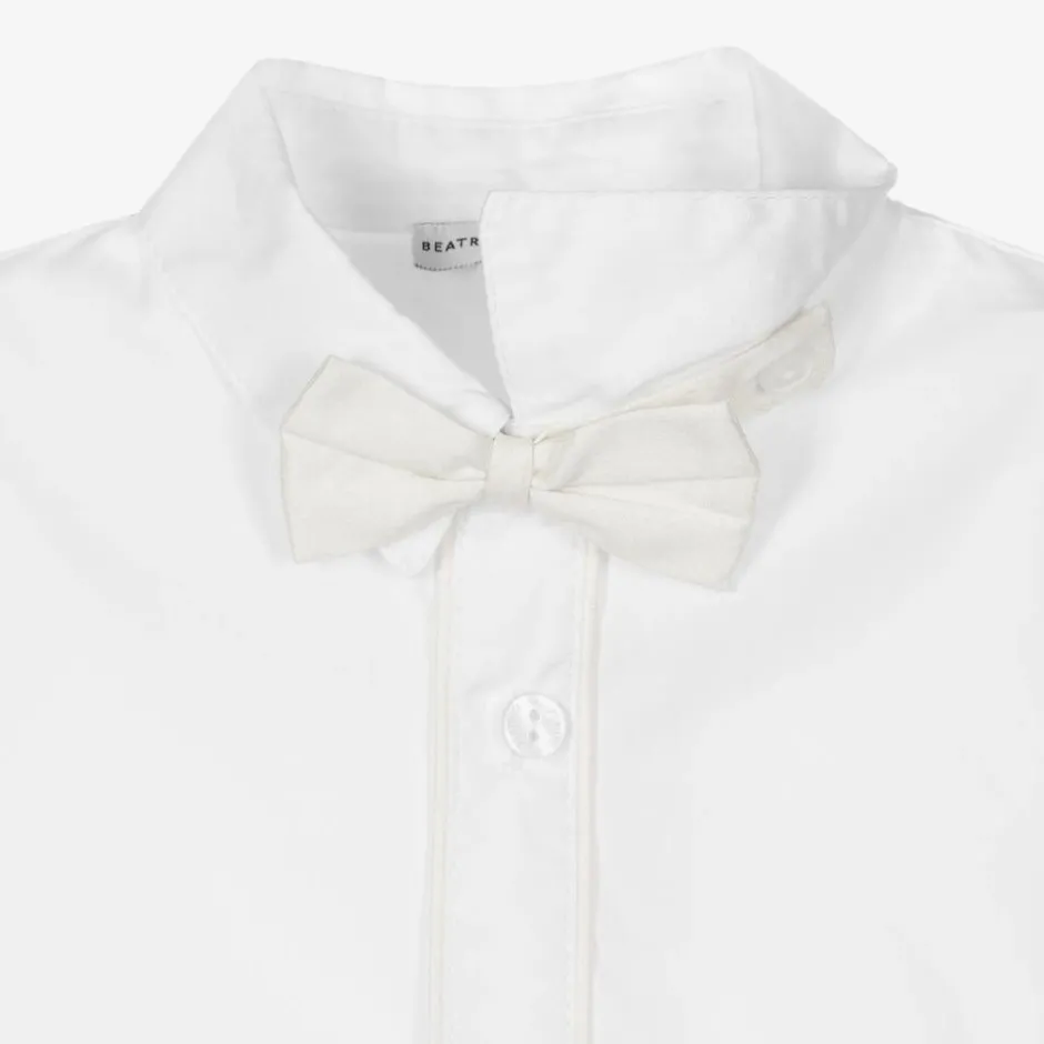 Beatrice amp; George Boys Ivory Knickerbocker Shorts Set Clearance