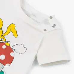 Stella McCartney Kids Boys Ivory Magic Cotton T-Shirt Hot