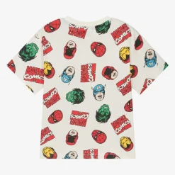 iDO Baby Boys Ivory Marvel Cotton T-Shirt Hot