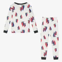 Petit Bateau Boys Ivory Organic Cotton Pyjamas New