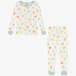 Petit Bateau Boys Ivory Star Pyjamas Outlet