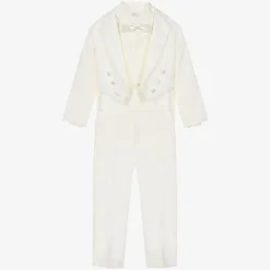 Romano Boys Ivory Tuxedo Suit Best