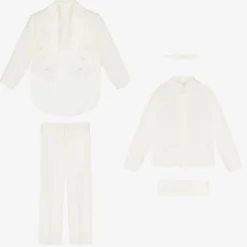 Romano Boys Ivory Tuxedo Suit Best