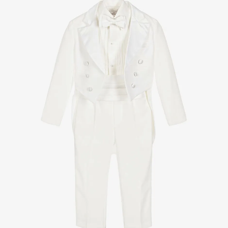Beau KiD Boys Ivory Tuxedo Suit