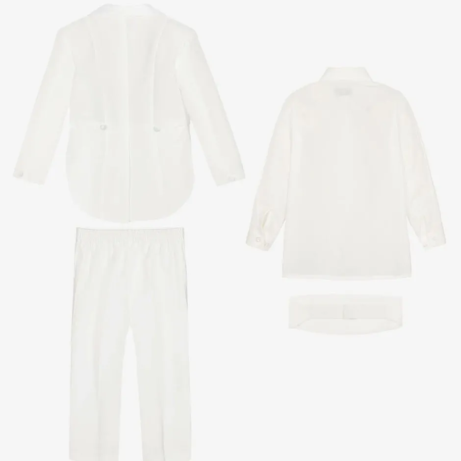 Beau KiD Boys Ivory Tuxedo Suit