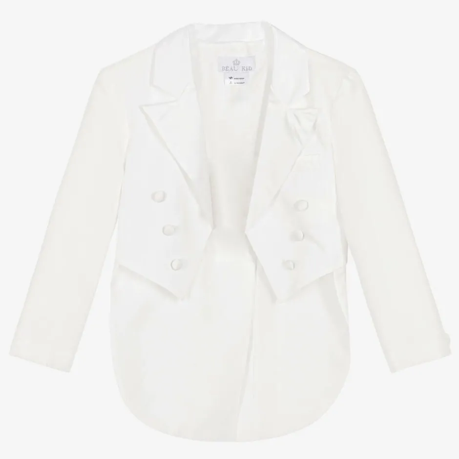 Beau KiD Boys Ivory Tuxedo Suit