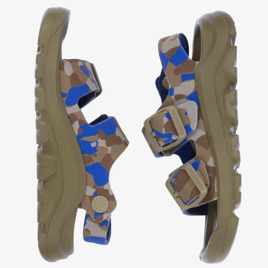 Birkenstock Boys Khaki Green & Blue Camouflage Sandals