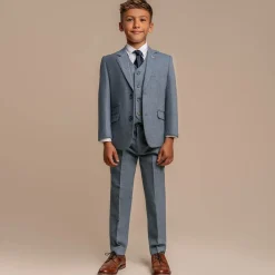 House of Cavani Boys Light Blue Wells Suit Clearance