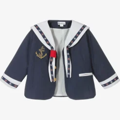 Andreeatex Boys Navy Blue & White Sailor Suit Hot