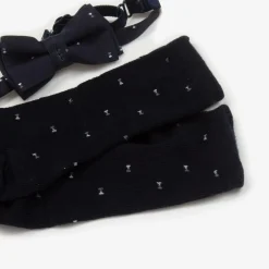 Mayoral Boys Navy Blue Bow Tie & Sock Set Outlet